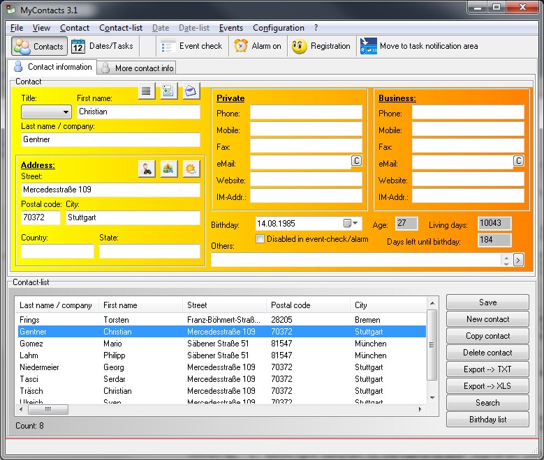 program screenshot